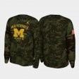 2019 Veterans Day University of Michigan Legend Long Sleeve Men Camo T-Shirt 569373-713