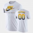 #00 Custom Spring Break Futura University of Michigan Mens White T-Shirt 123418-186