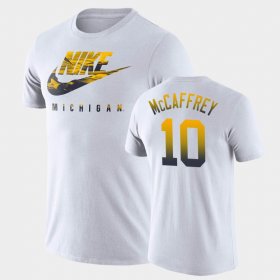#10 Dylan McCaffrey Spring Break Futura Michigan Men White T-Shirt 789877-462