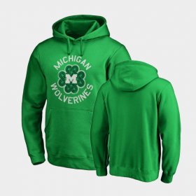 St. Patrick's Day Michigan Luck Tradition Pullover Mens Kelly Green Hoodie 177672-284