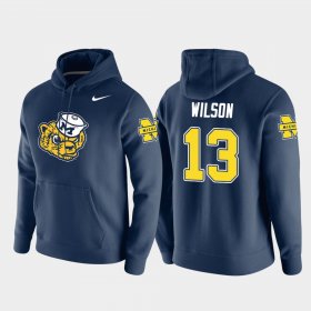 #13 Tru Wilson Vault Logo Club University of Michigan Pullover Men Navy Hoodie 525848-952