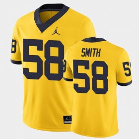 #58 Mazi Smith Game Wolverines Men's Maize Jersey 235719-789